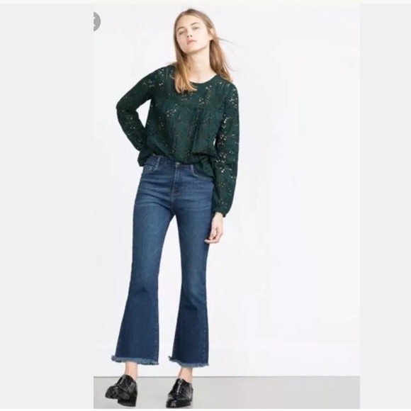 jeans flare zara